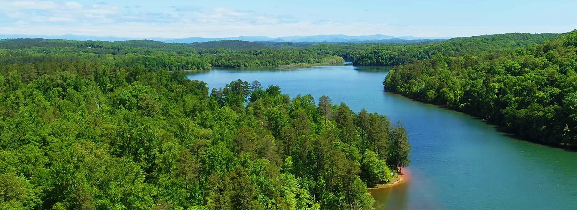 Keowee River Development Property in Oconee County South Carolina Aerial